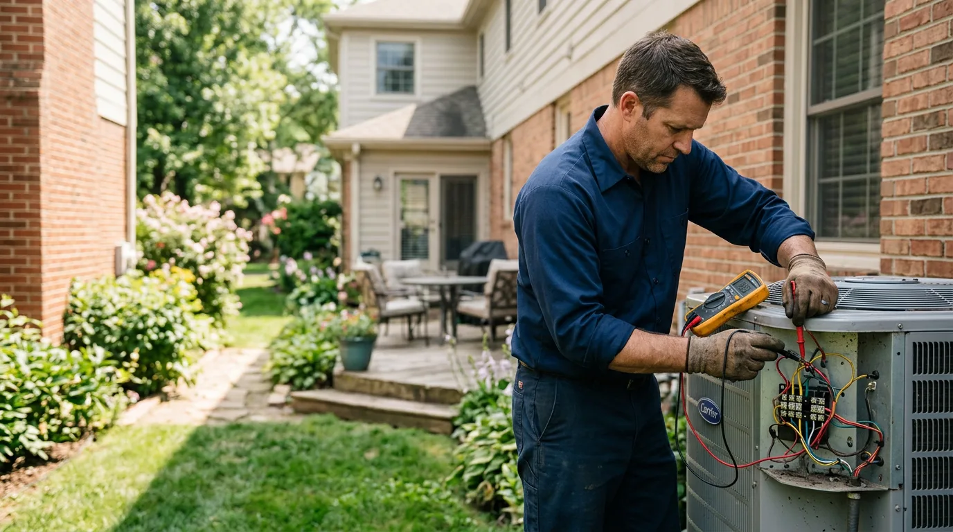 HVAC technician working near South Valley, NM